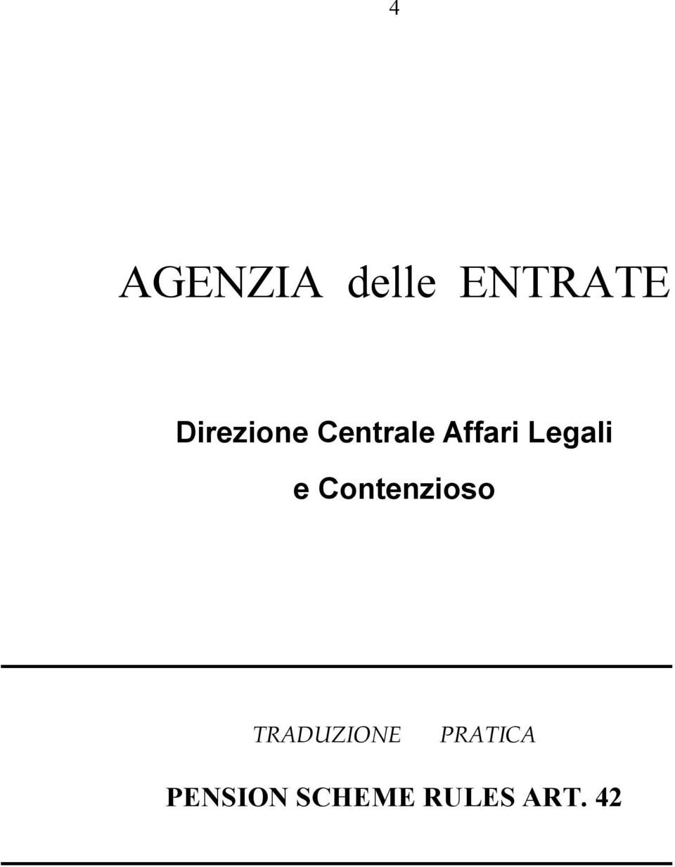 Legali e Contenzioso