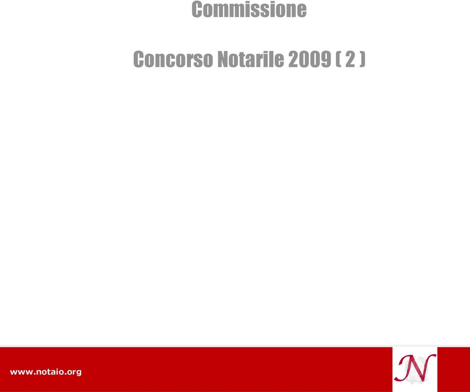 Notarile 2009