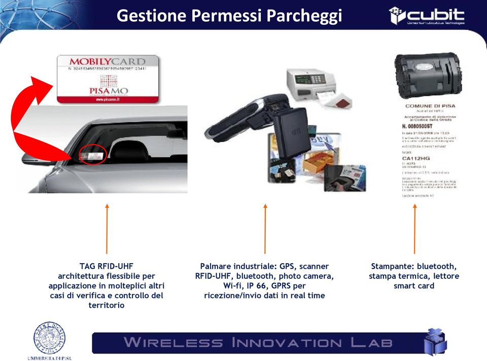 industriale: GPS, scanner RFID-UHF, bluetooth, photo camera, Wi-fi, IP 66, GPRS