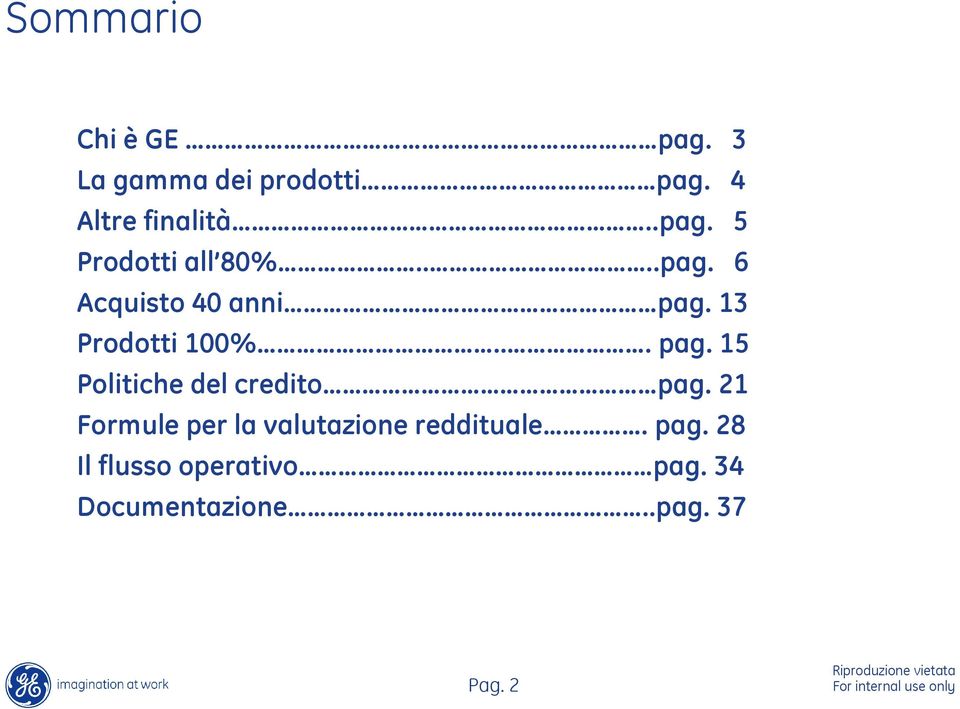 21 Formule per la valutazione reddituale. pag.