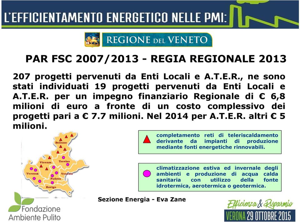 T.E.R.altri 5 milioni. completamento reti di teleriscaldamento derivante da impianti di produzione mediante fonti energetiche rinnovabili.