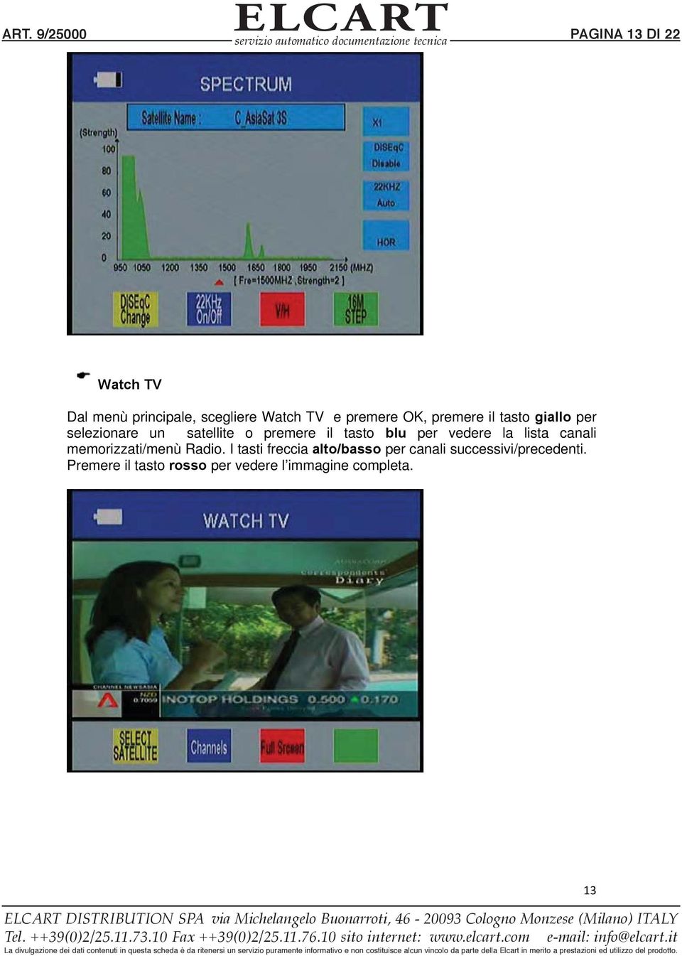 tasto per vedere la lista canali memorizzati/menù Radio.