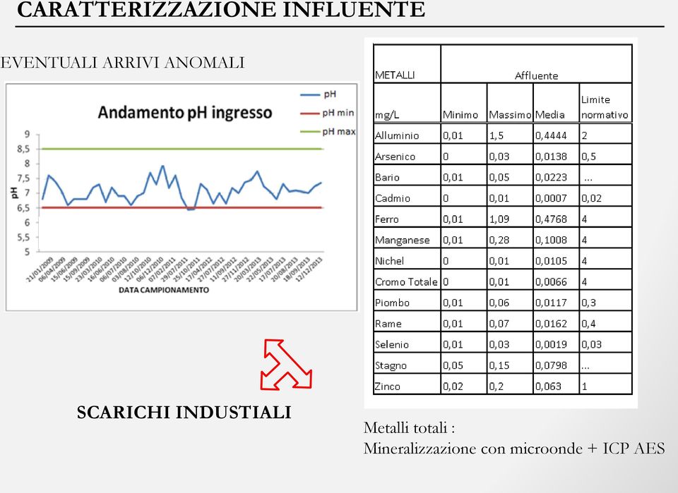 SCARICHI INDUSTIALI Metalli