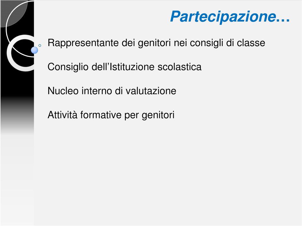 dell Istituzione scolastica Nucleo