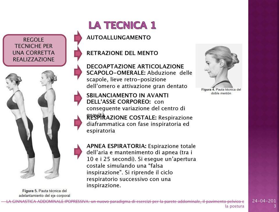 RESPIRAZIONE COSTALE: Respirazione diaframmatica con fase inspiratoria ed espiratoria APNEA ESPIRATORIA: Espirazione totale dell aria e mantenimento di