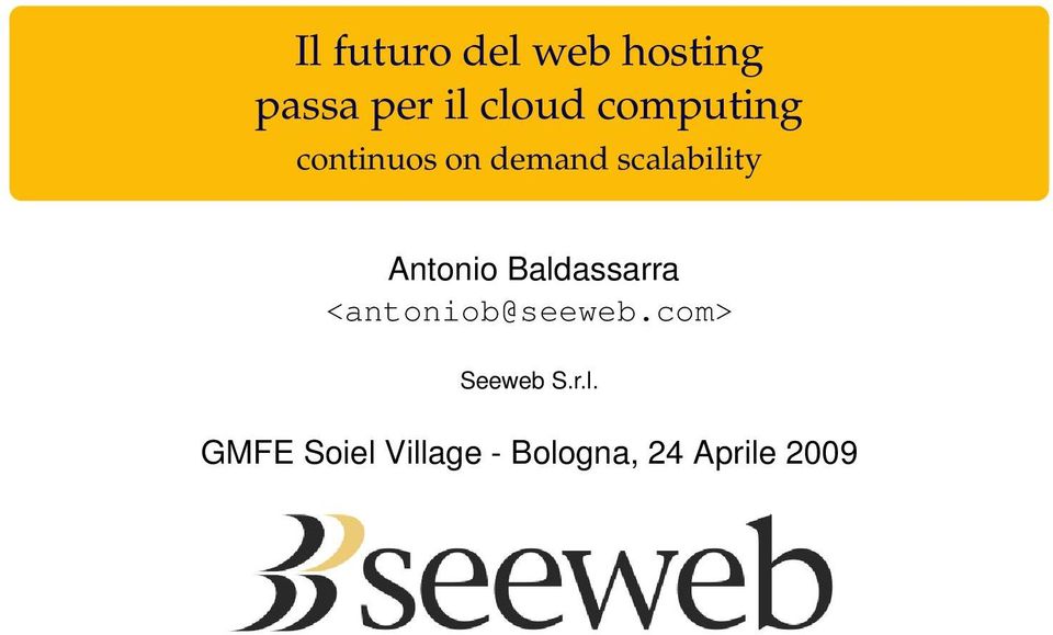Antonio Baldassarra <antoniob@seeweb.