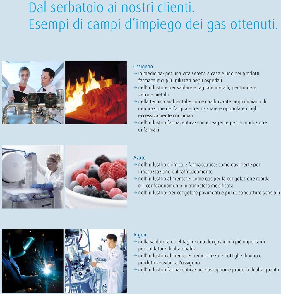 tecnica ambientale: come coadiuvante negli impianti di depurazione dell acqua e per risanare e ripopolare i laghi eccessivamente concimati nell industria farmaceutica: come reagente per la produzione