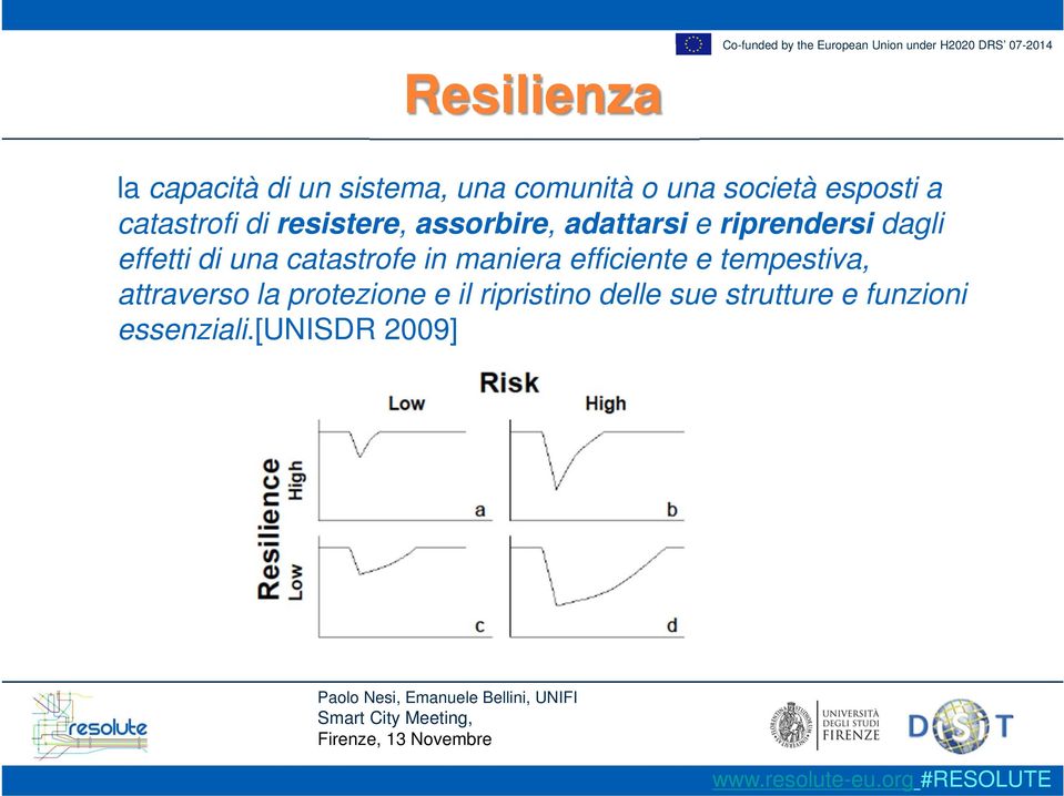 di una catastrofe in maniera efficiente e tempestiva, attraverso la