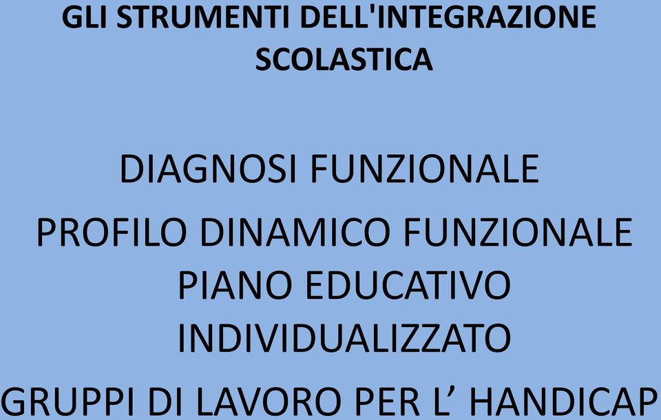 DINAMICO FUNZIONALE PIANO EDUCATIVO