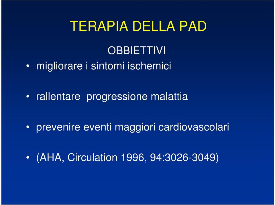 malattia prevenire eventi maggiori