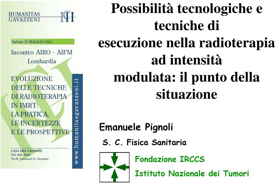 della situazione Emanuele Pignoli S. C.