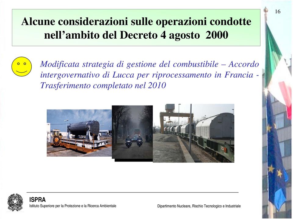gestione del combustibile Accordo intergovernativo di Lucca