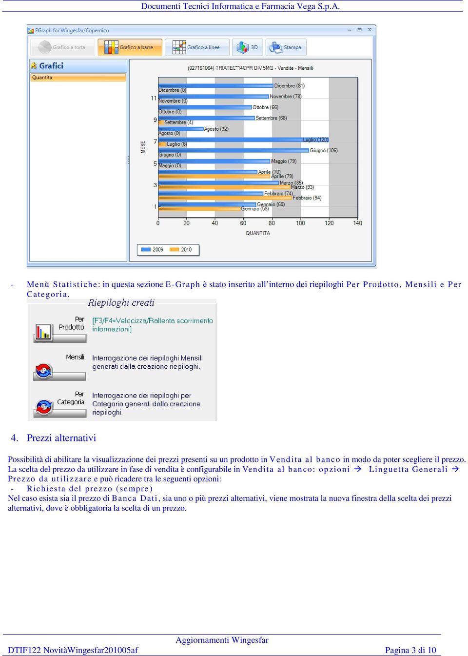 La scelta del prezzo da utilizzare in fase di vendita è configurabile in Vendita al banco: opzioni Linguetta Generali Prezzo da utilizzare e può ricadere tra le seguenti opzioni: -