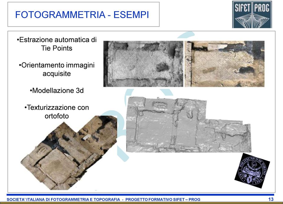 Texturizzazione con ortofoto SOCIETA ITALIANA DI