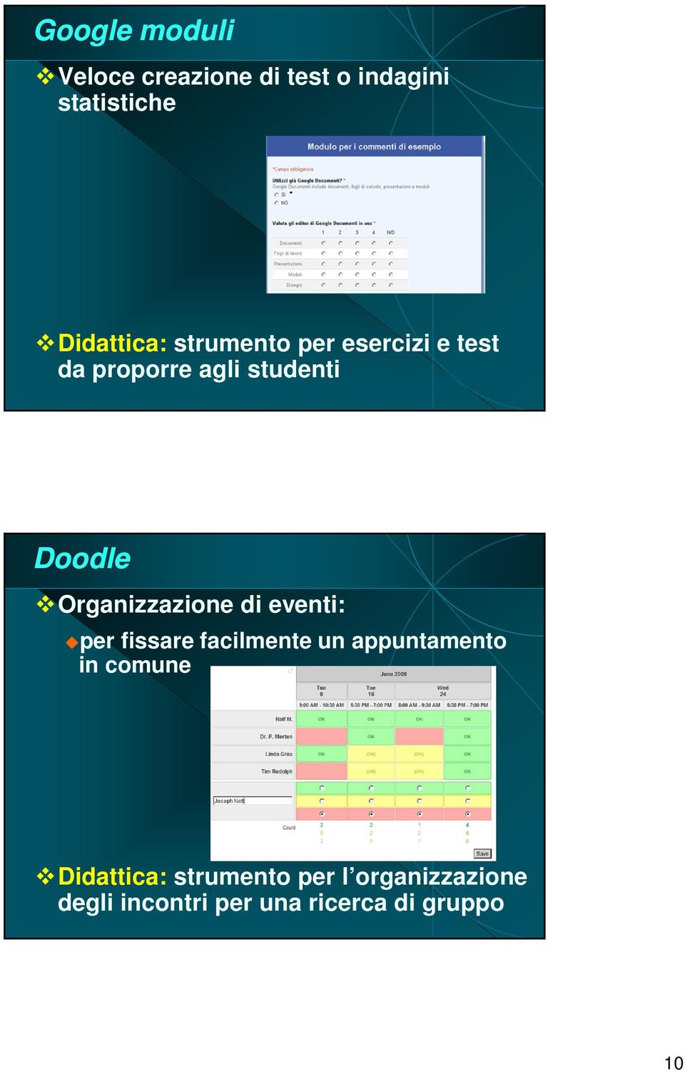 Organizzazione di eventi: per fissare facilmente un appuntamento in