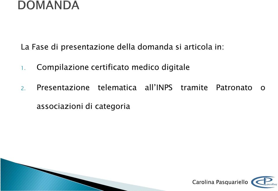 Presentazione telematica all INPS tramite