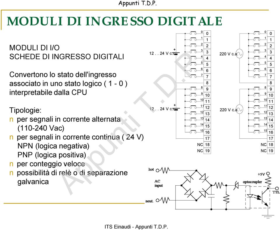 conteggio veloce possibilità di relè o di separazione galvanica + 12.. 24 V c.c. + 12.. 24 V c.c. 0 1 2 3 4 5 6 7 8 9 10 11 12 13 14 15 NC NC 0 1 2 3 4 5 6 7 8 9 10 11 12 13 14 15 16 17 18 19 220 V c.