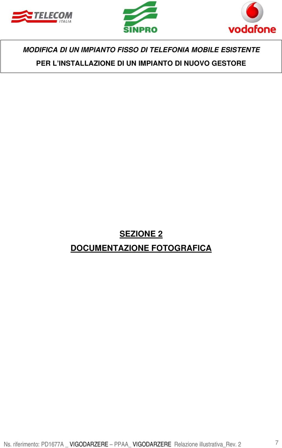 2 DOCUMENTAZIONE FOTOGRAFICA Ns.