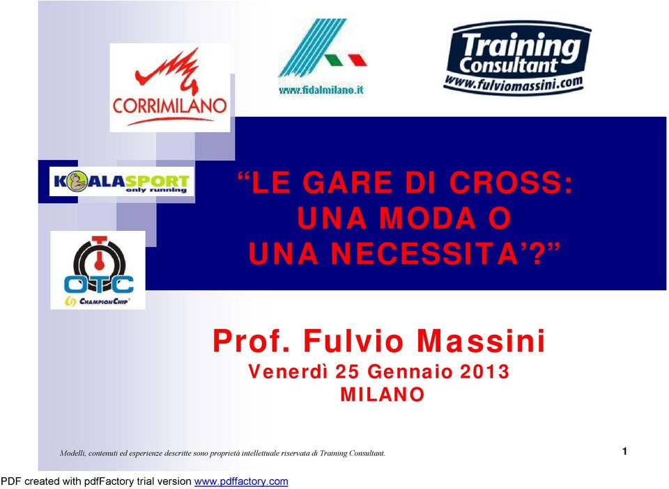 Prof. Fulvio Massini