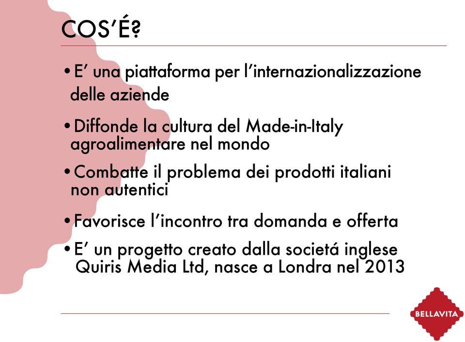 cultura del Made-in-Italy agroalimentare nel mondo Combatte il problema dei