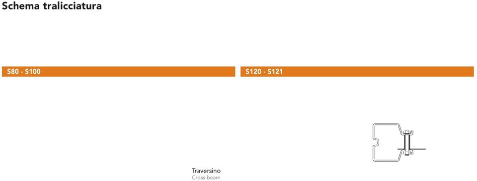 nut M10 Traversino Cross beam Schemi di assemblaggio spalle H = 2100 2700 3300 3900 4500 5100 5700 6300 6900 7500 8100 8700 9300 9900 130