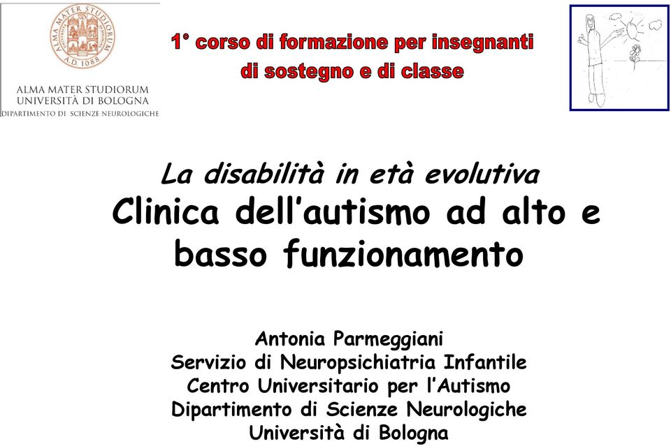 Neuropsichiatria Infantile Centro Universitario per l