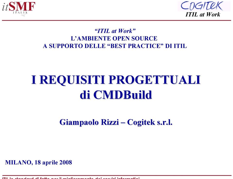 REQUISITI PROGETTUALI di CMDBuild Giampaolo