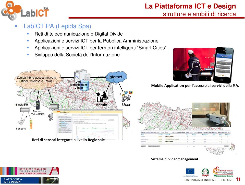 Sviluppo della Società dell Informazione La Piattaforma ICT e Design strutture e ambiti di ricerca Mobile