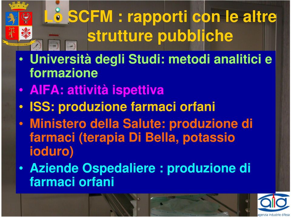 produzione farmaci orfani Ministero della Salute: produzione di farmaci