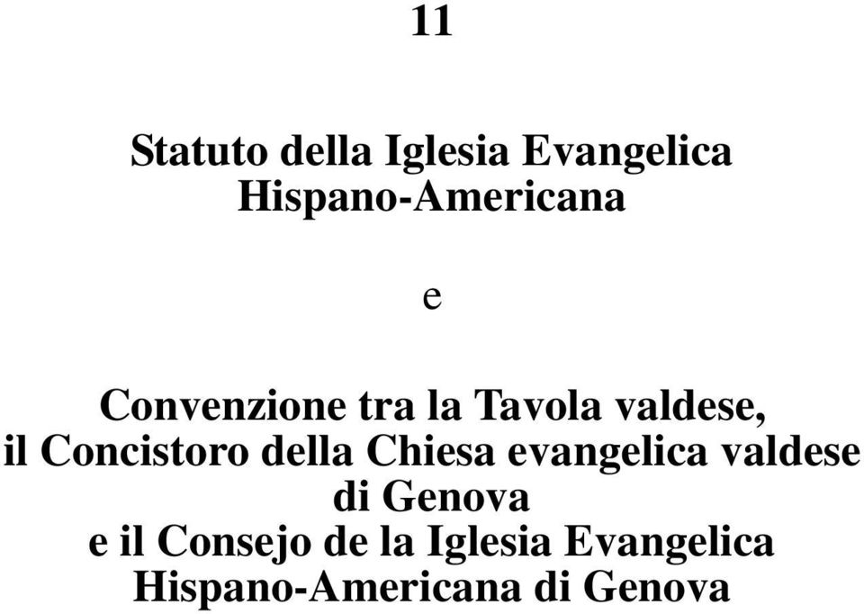 valdese, il Concistoro della Chiesa evangelica