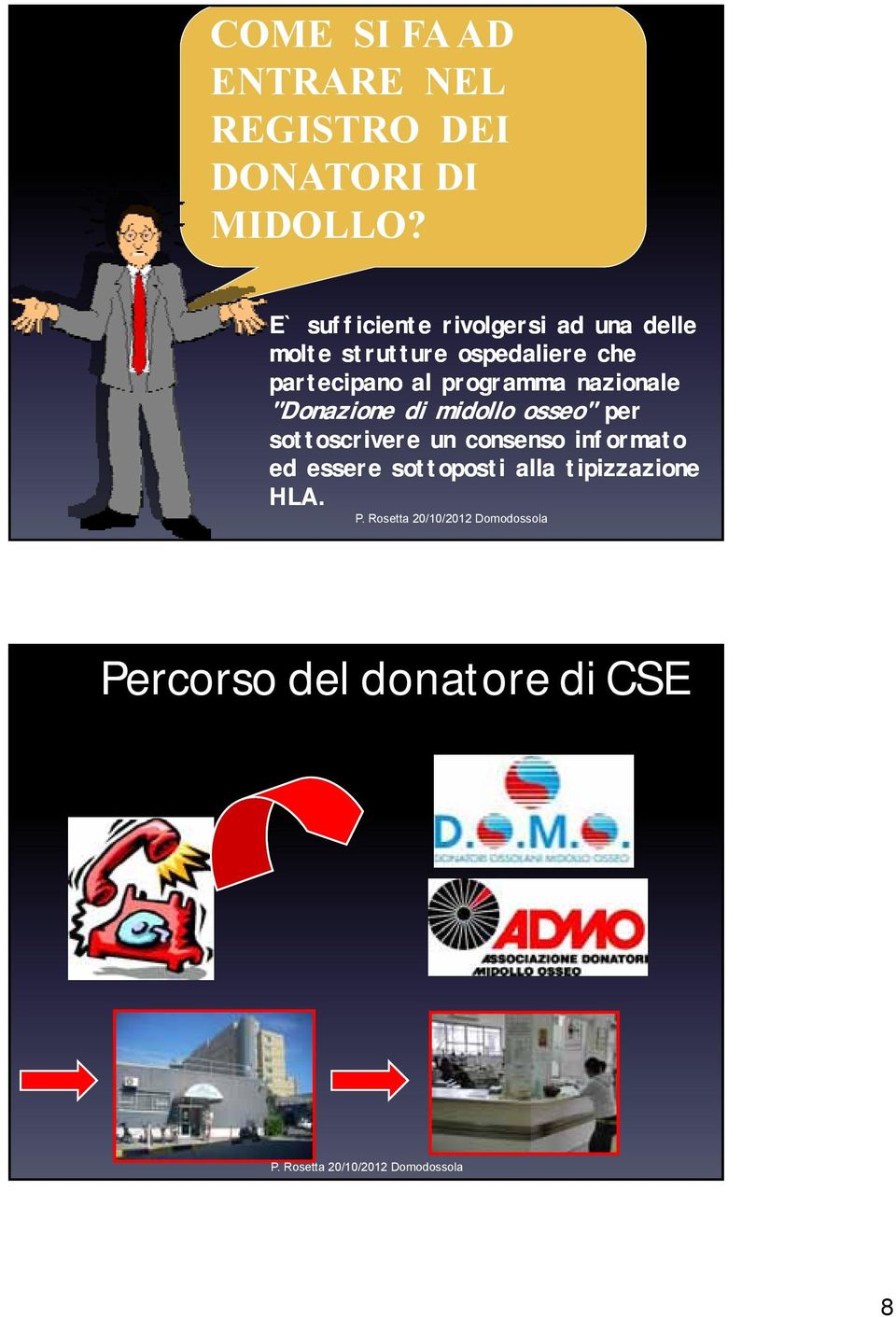 partecipano al programma nazionale "Donazione di midollo osseo" per