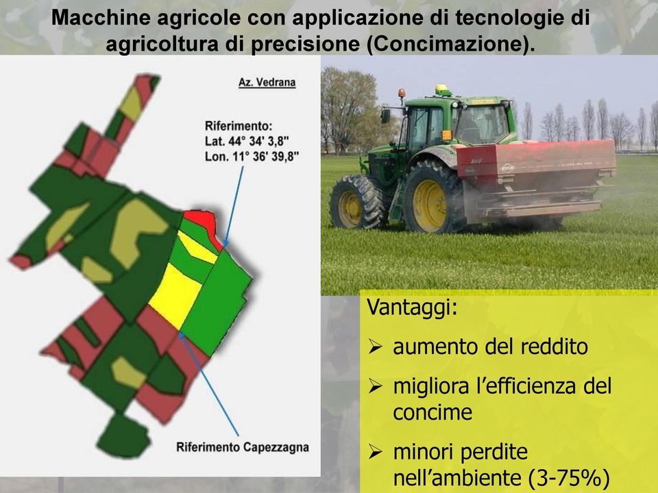 minori perdite nell ambiente (3-75%) Vantaggi: