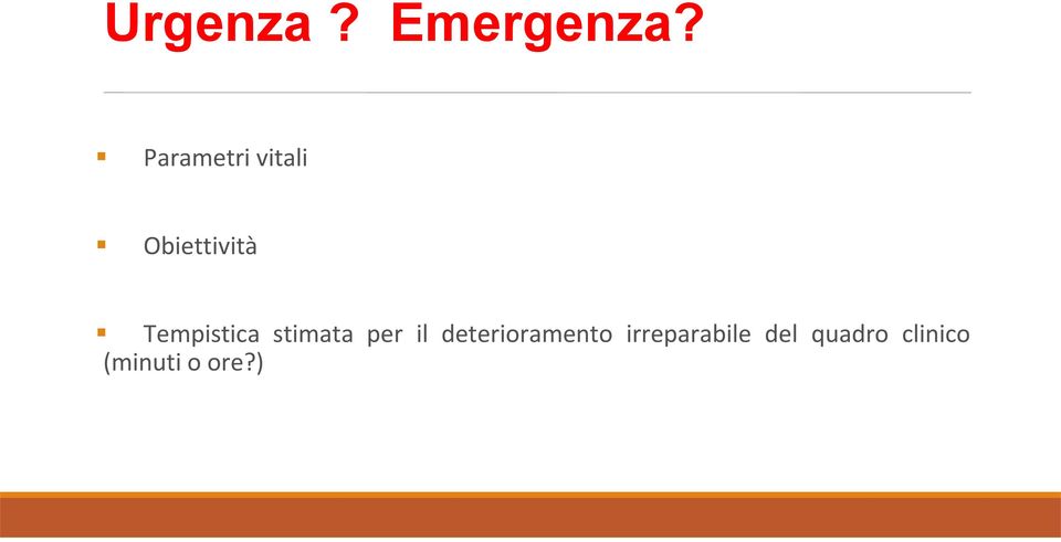 Tempistica stimata per il