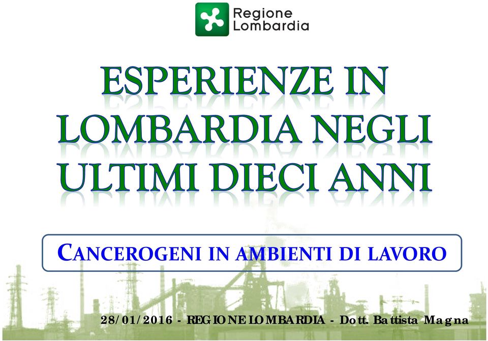 28/01/2016 - REGIONE