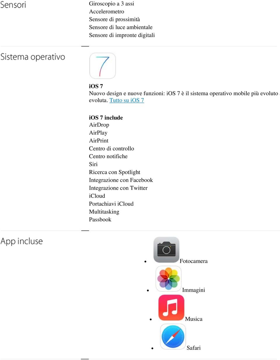 Tutto su ios 7 ios 7 include AirDrop AirPlay AirPrint Centro di controllo Centro notifiche Siri Ricerca con