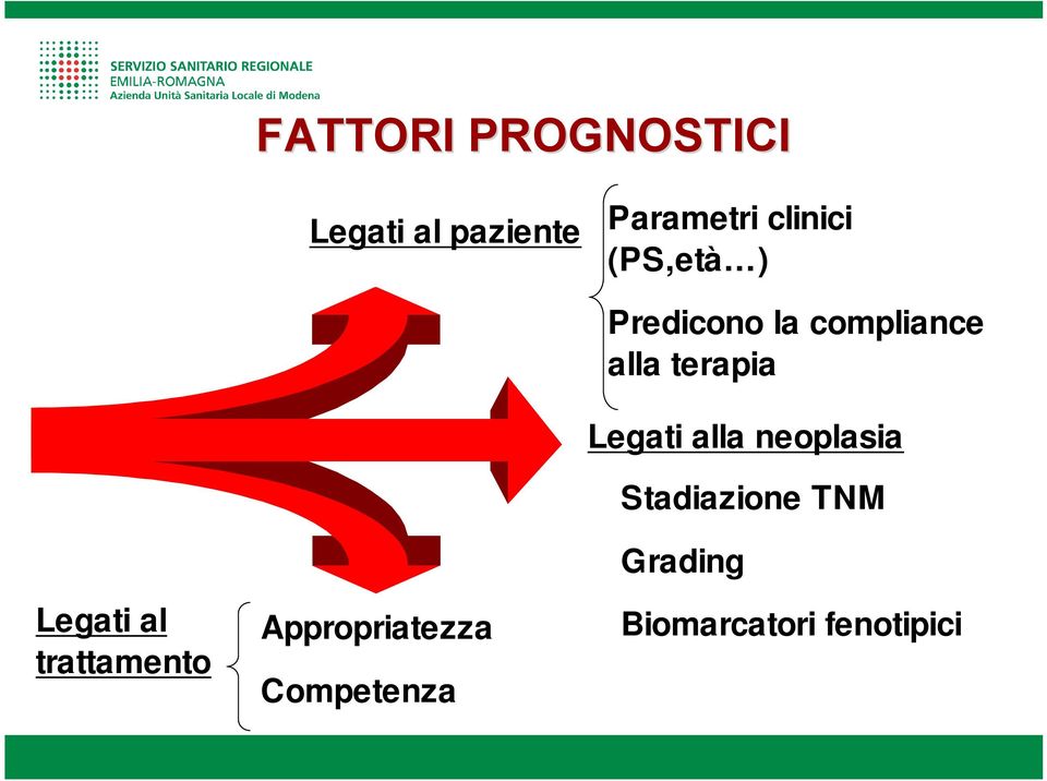 Competenza Predicono la compliance alla terapia Legati