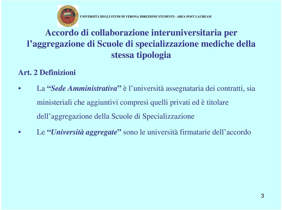 quelli privati ed è titolare dell aggregazione della Scuole di