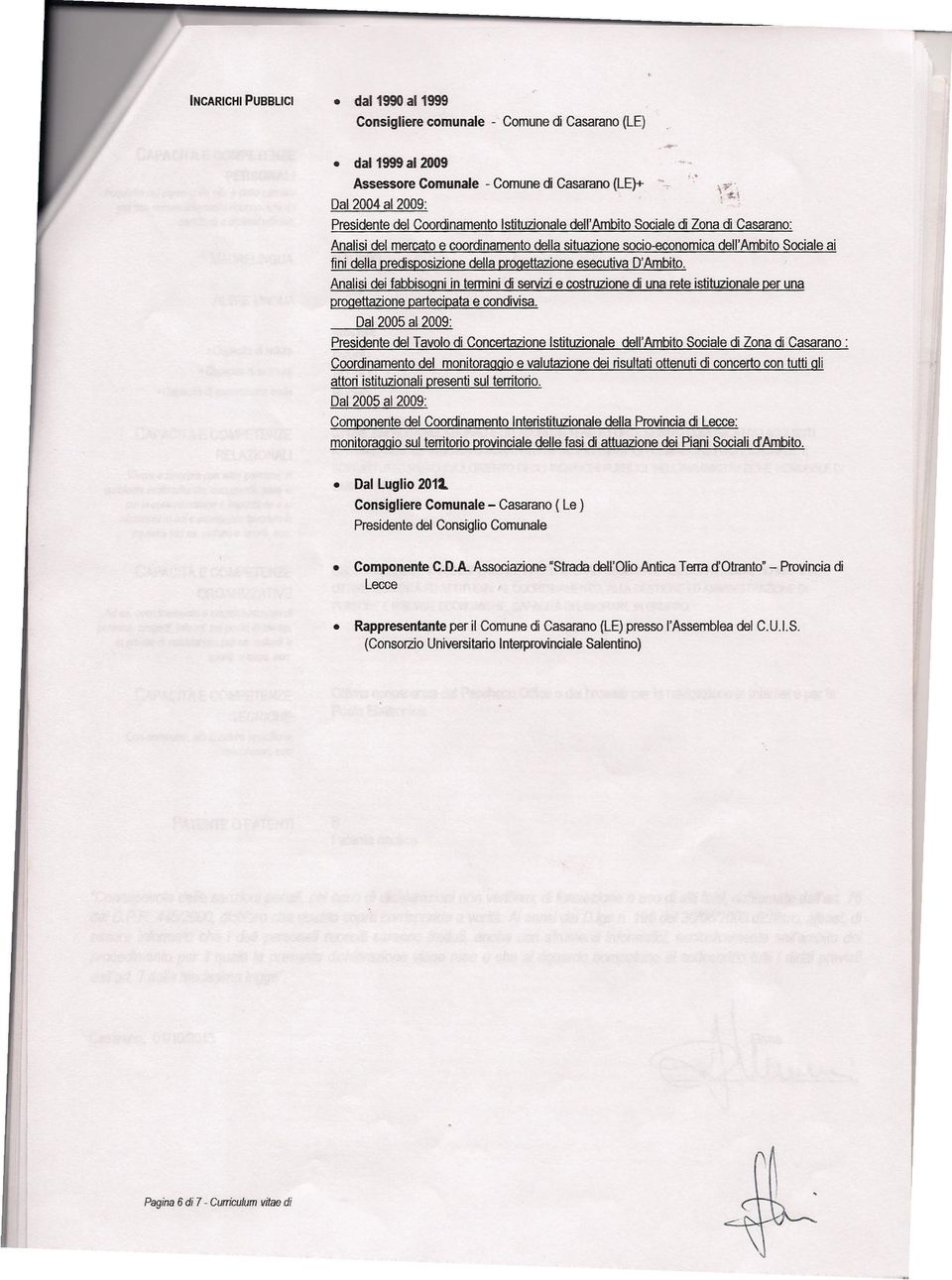 esecutiva D'Ambito. Analisi dei fabbisogni in termini di servizi e costruzione di una rete istituzionale per una progettazione partecipata e condivisa.