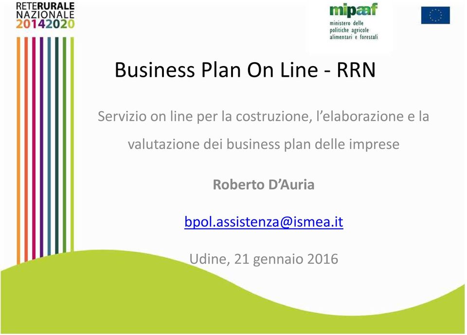 valutazine dei business plan delle imprese