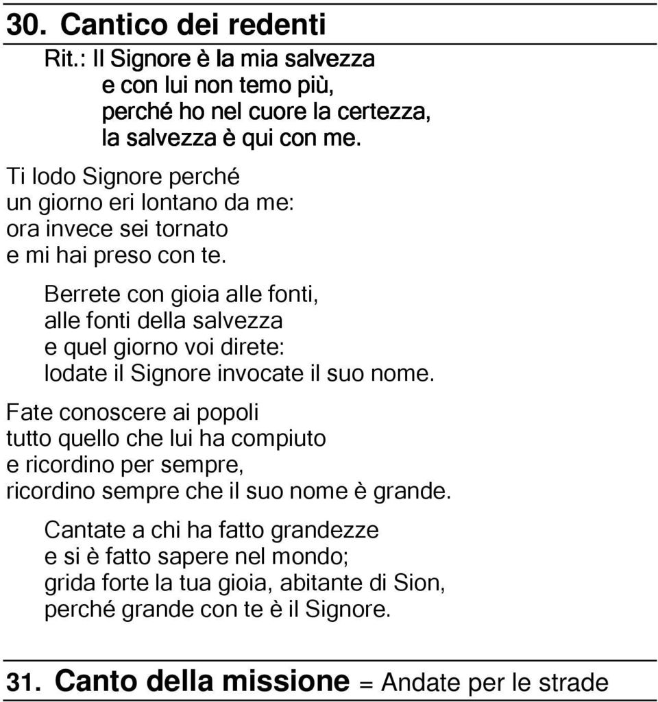 Parrocchia Ss Nazaro E Celso Bareggio Cantiamo Al Signore Canti Per La Liturgia Pdf Free Download