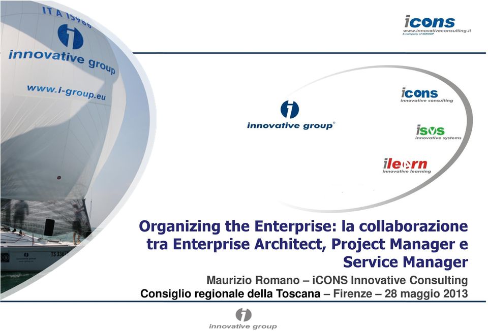Manager Maurizio Romano icons Innovative Consulting