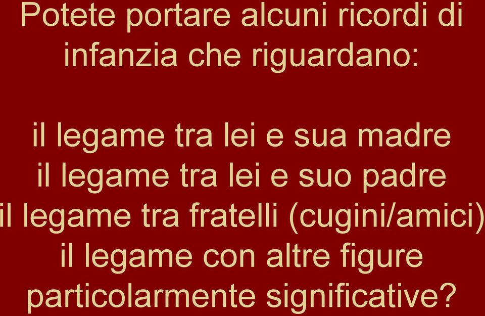 tra lei e suo padre il legame tra fratelli