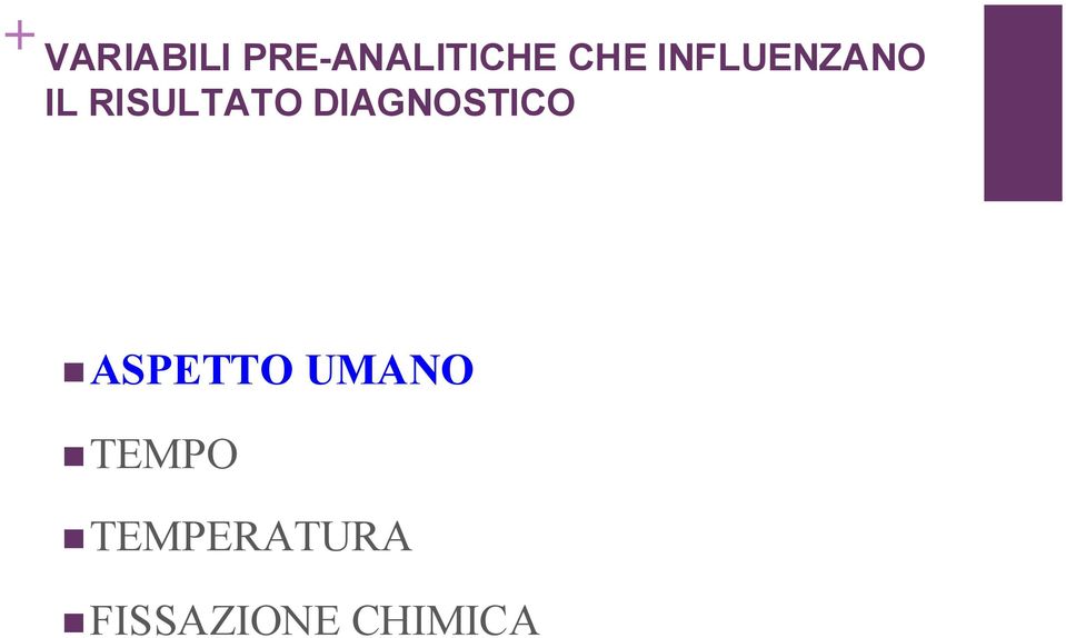 DIAGNOSTICO ASPETTO UMANO