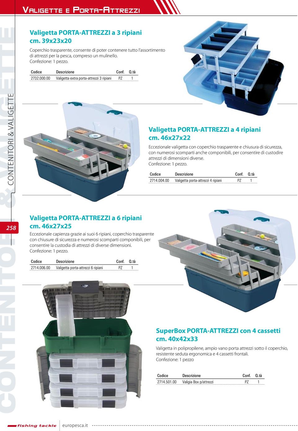 00 Valigetta extra porta-attrezzi 3 ripiani PZ 1 Valigetta PORTA-ATTREZZI a 6 ripiani cm.