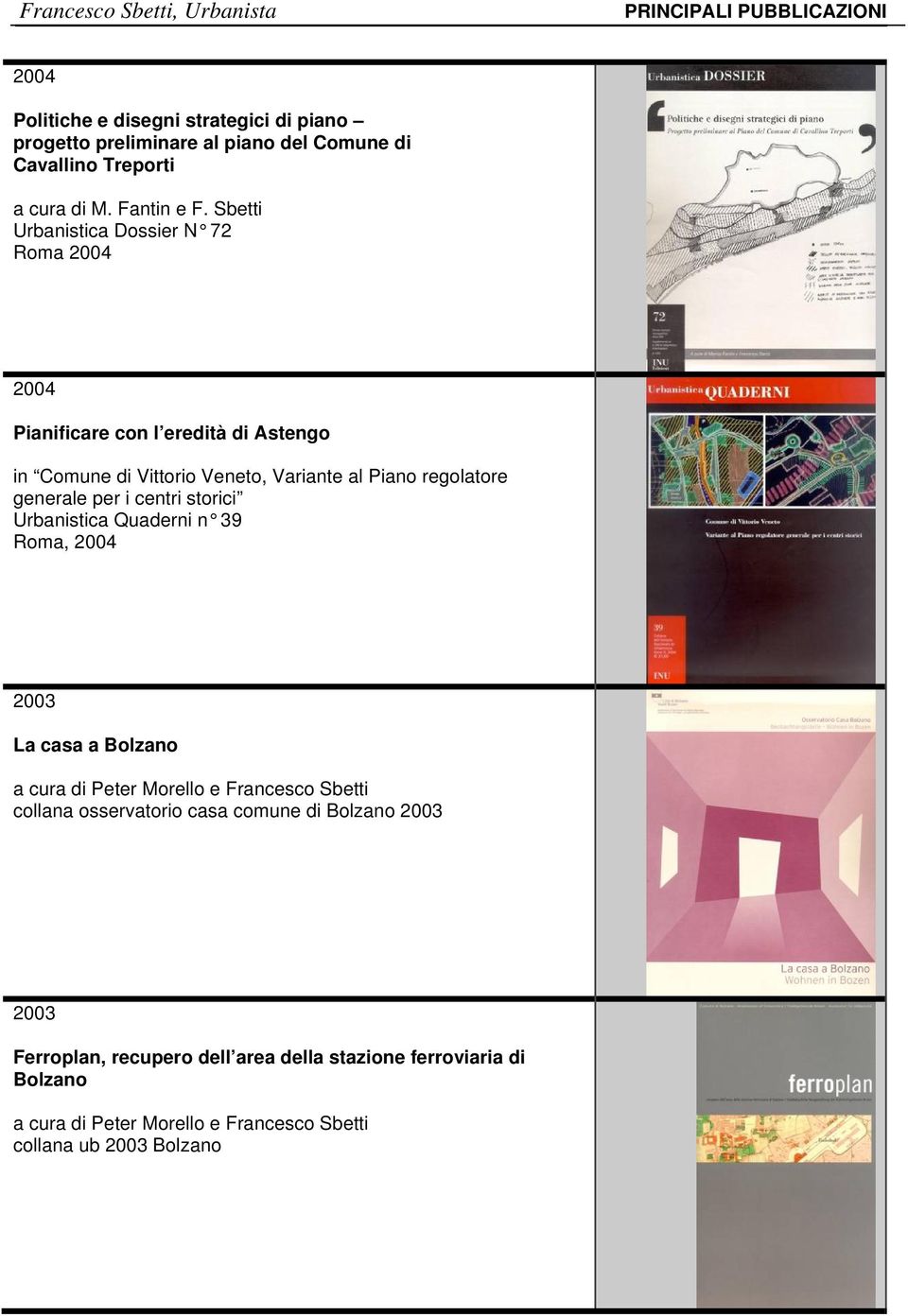 generale per i centri storici Urbanistica Quaderni n 39 Roma, 2004 2003 La casa a Bolzano a cura di Peter Morello e Francesco Sbetti collana