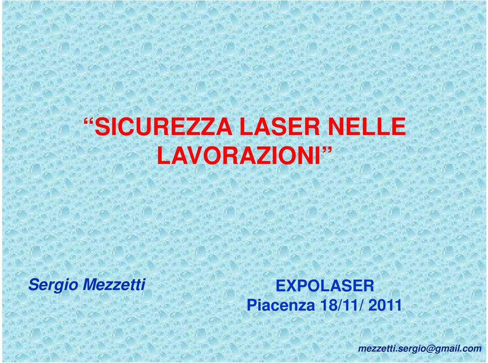 Mezzetti EXPOLASER