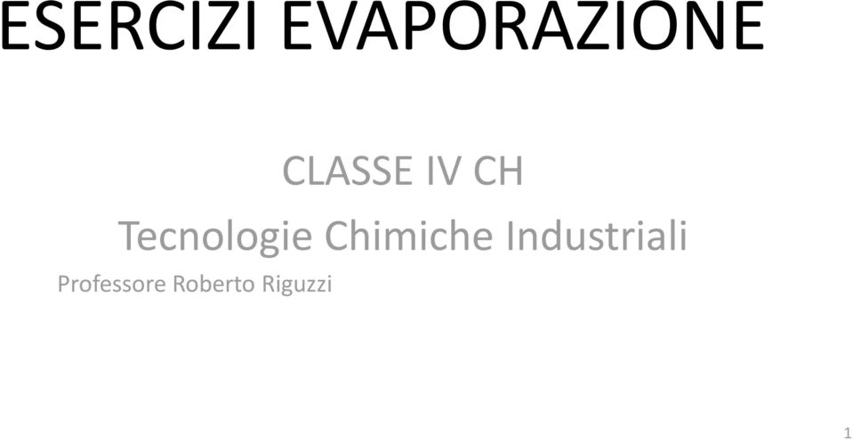 Chimiche Industriali