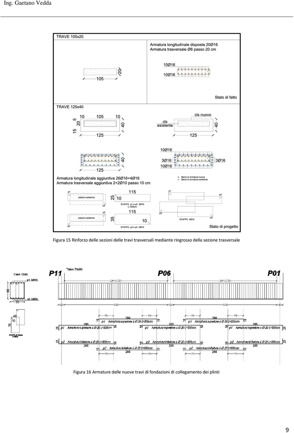 trasversale Figura 16 Armature delle nuove