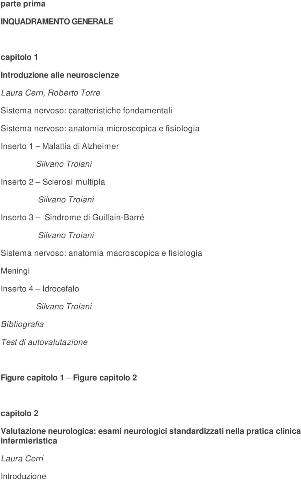 Sindrome di Guillain-Barré Sistema nervoso: anatomia macroscopica e fisiologia Meningi Inserto 4 Idrocefalo Figure capitolo