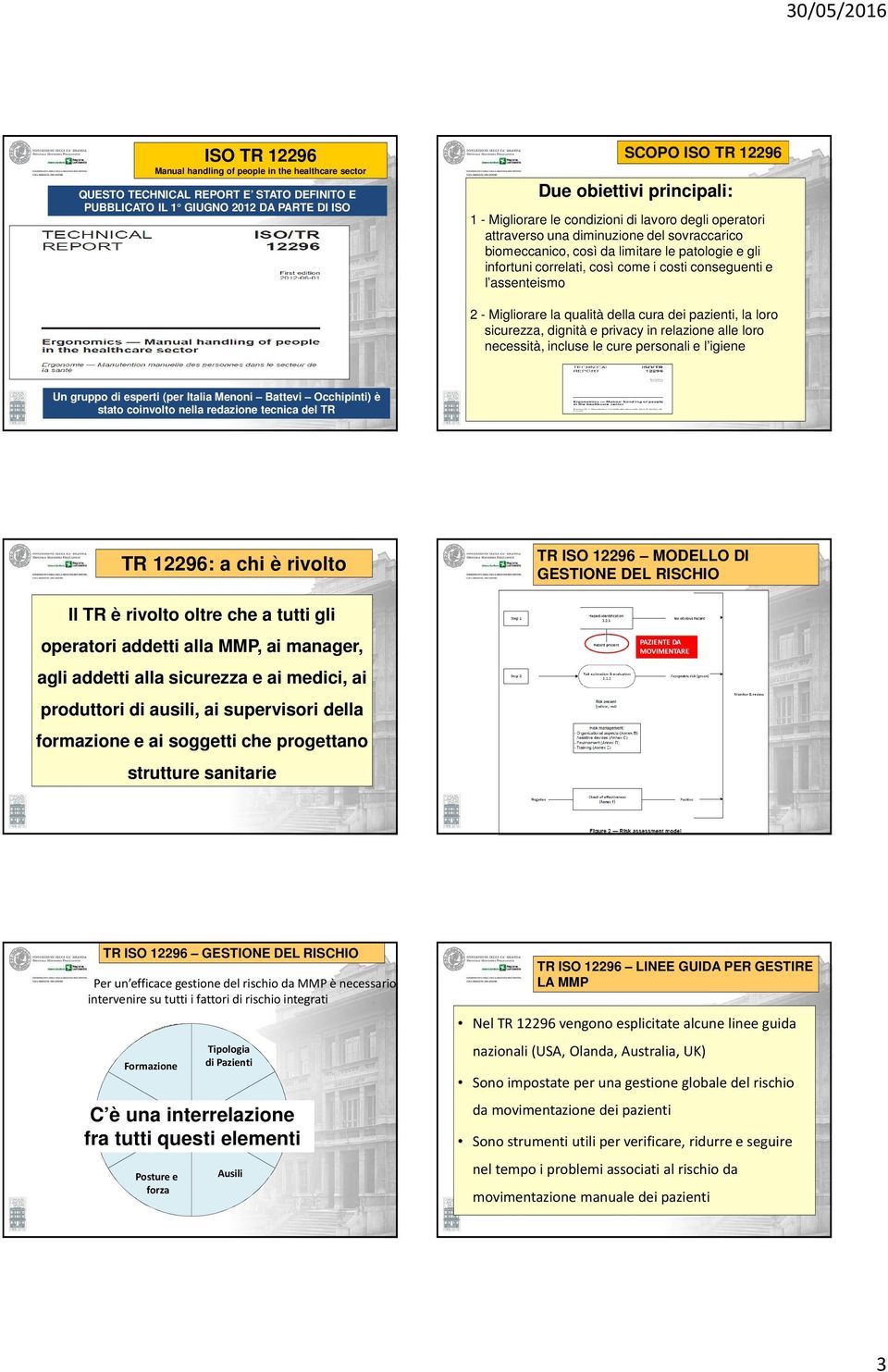 assenteismo 2 - Migliorare la qualità della cura dei pazienti, la loro sicurezza, dignità e privacy in relazione alle loro necessità, incluse le cure personali e l igiene Un gruppo di esperti (per